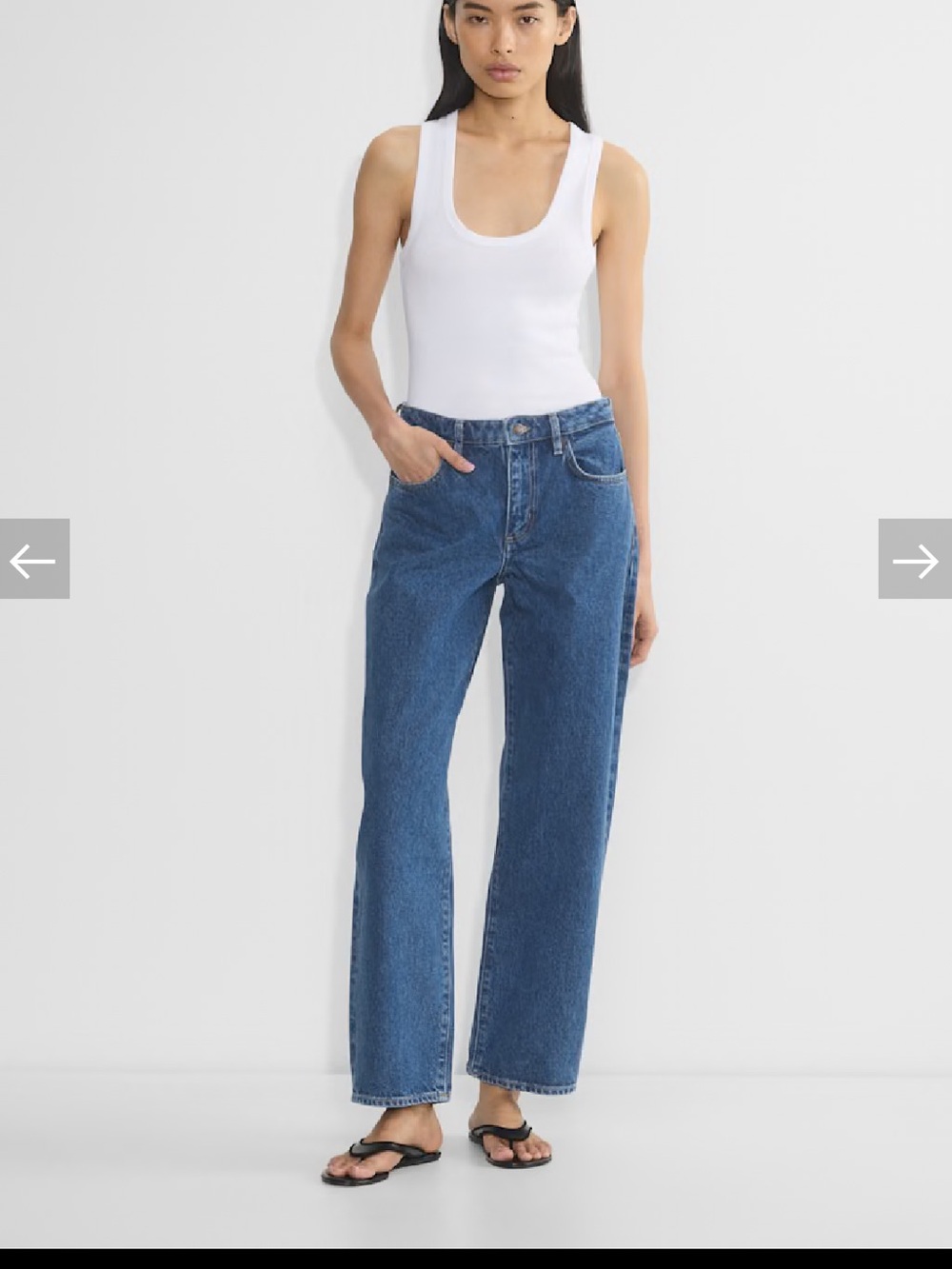 Aritzia - Denim Forum Kai Relaxed Mid-Rise Barrel Jean